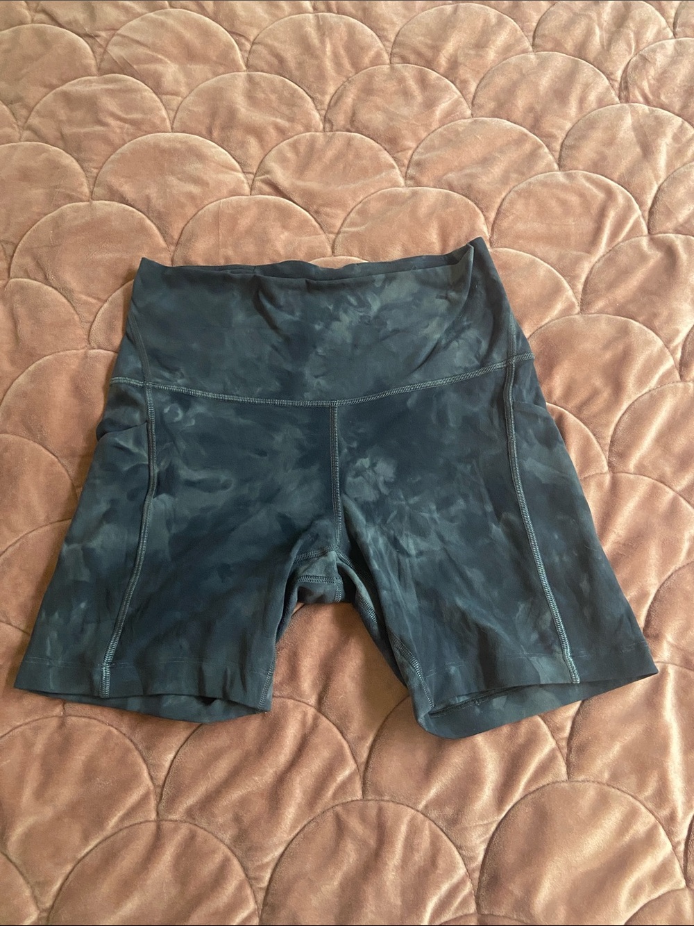 lululemon athletica Dark Align Tie-Dye High-Rise Bike Shorts
